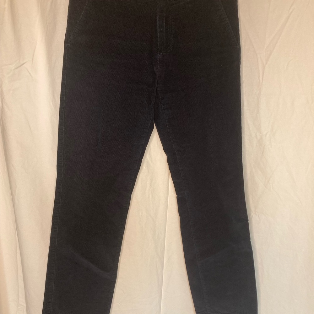 Banana Republic Vintage Straight Fit Men's Navy Corduroy Pants Sz 32 x 32